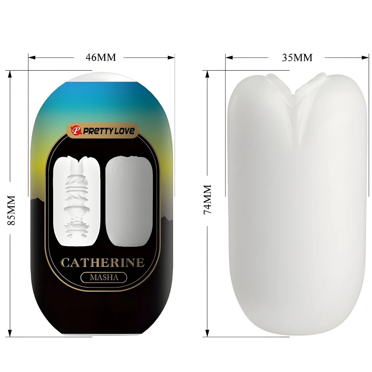 pretty love masturbateur pour homme masha blanc