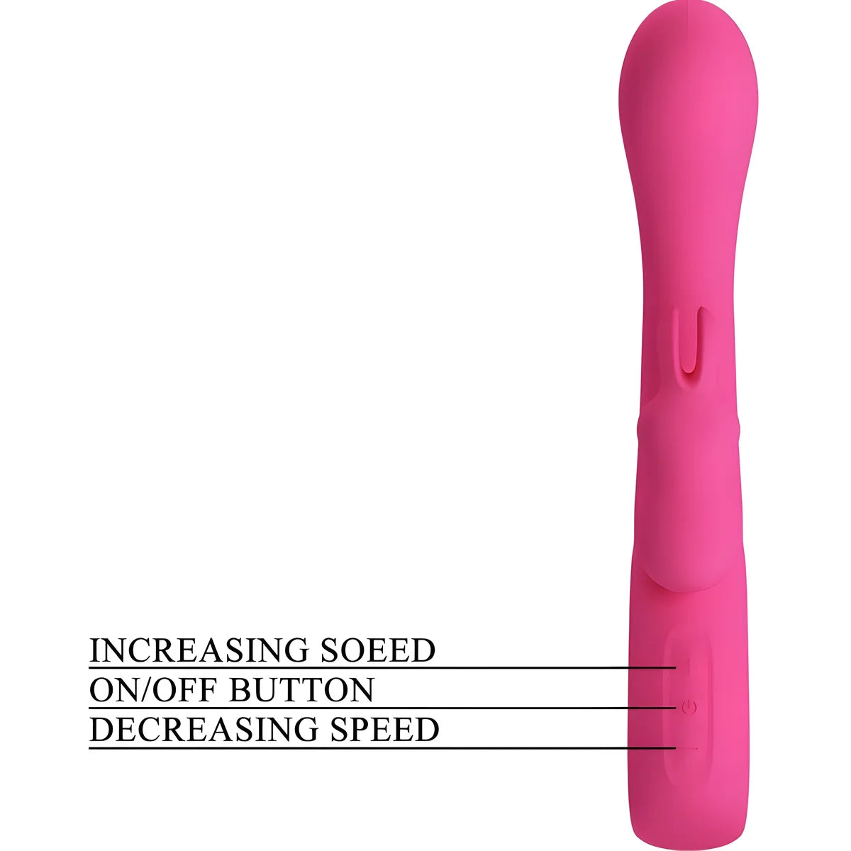 pretty love vibrateur novak rabbit 12 vibrations rose