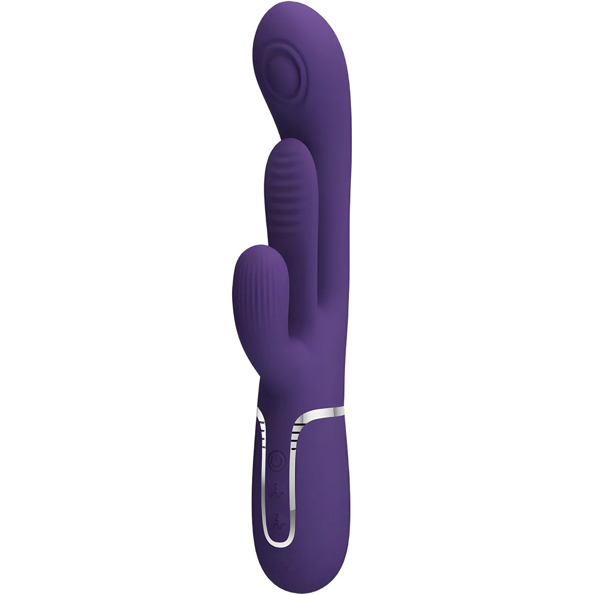 pretty love shania triple rabbit vibrateur multifonction violet
