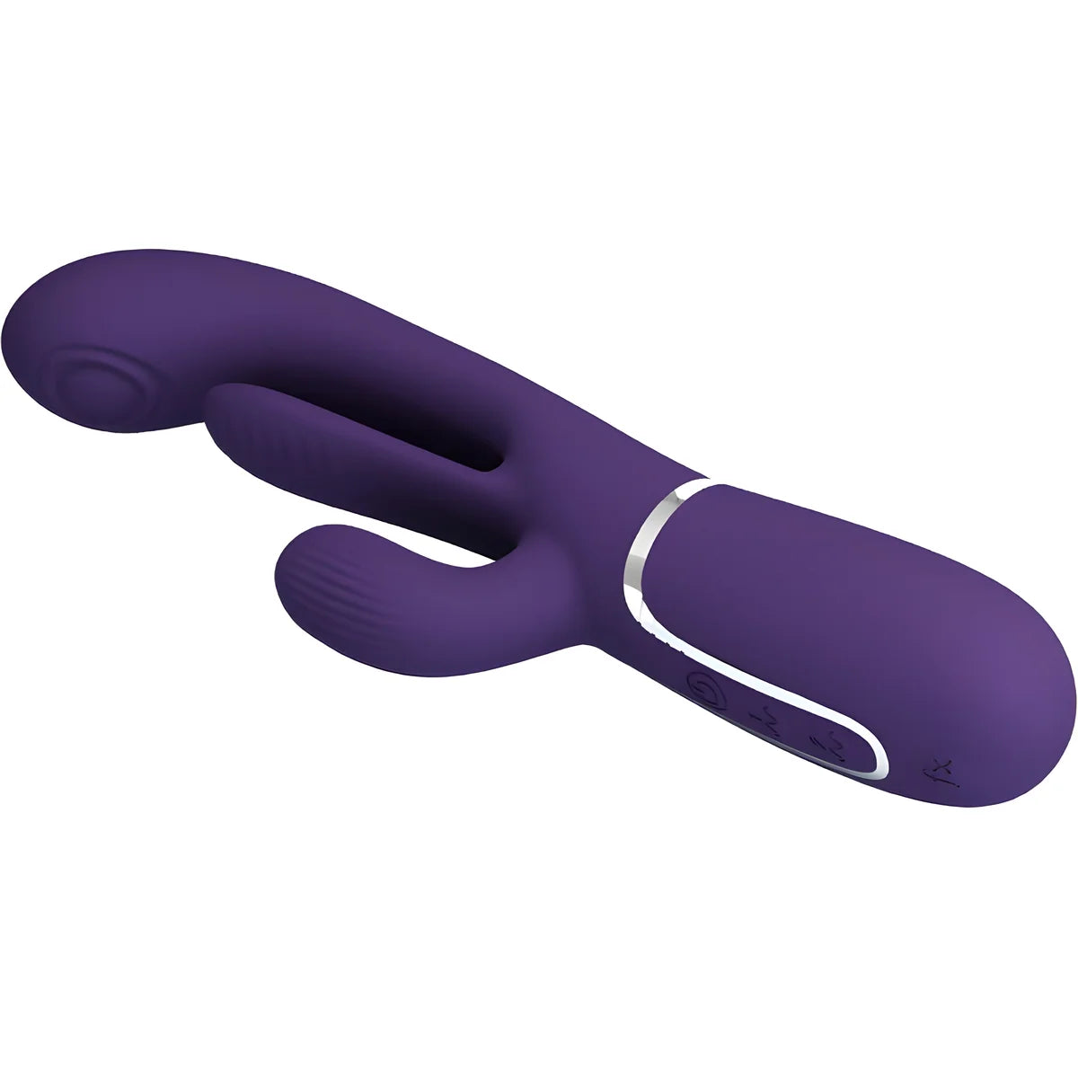 pretty love shania triple rabbit vibrateur multifonction violet