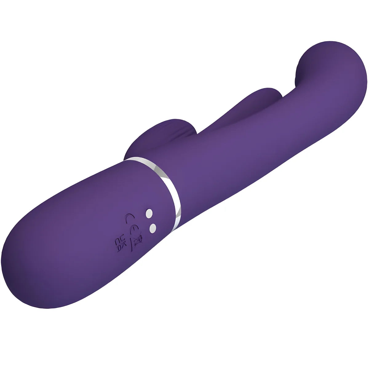 pretty love shania triple rabbit vibrateur multifonction violet