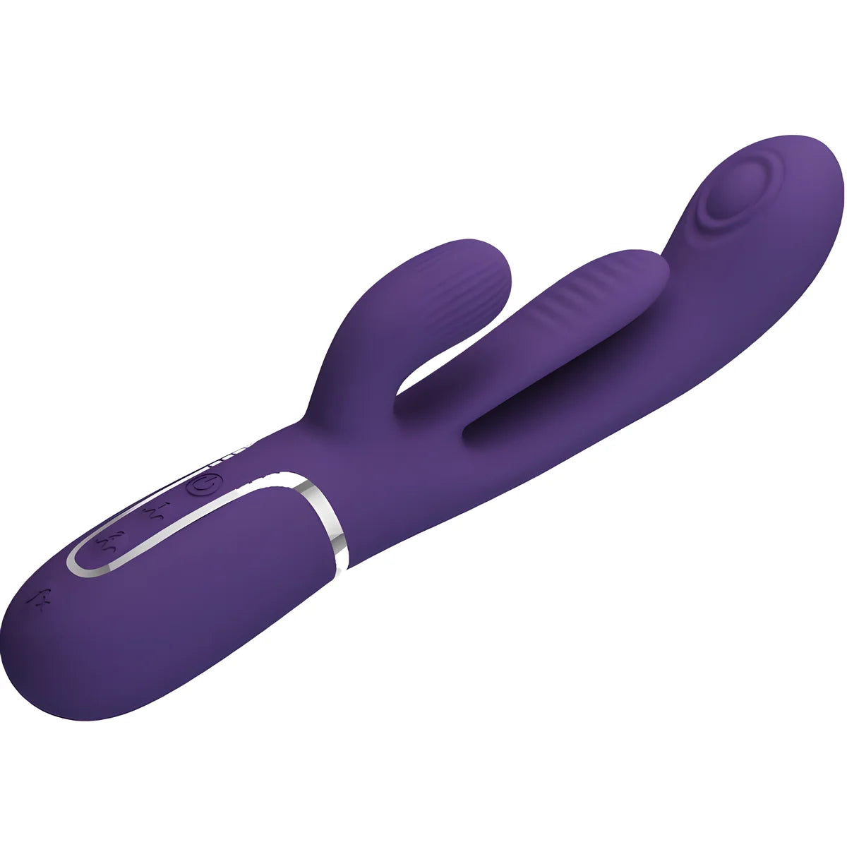 pretty love shania triple rabbit vibrateur multifonction violet