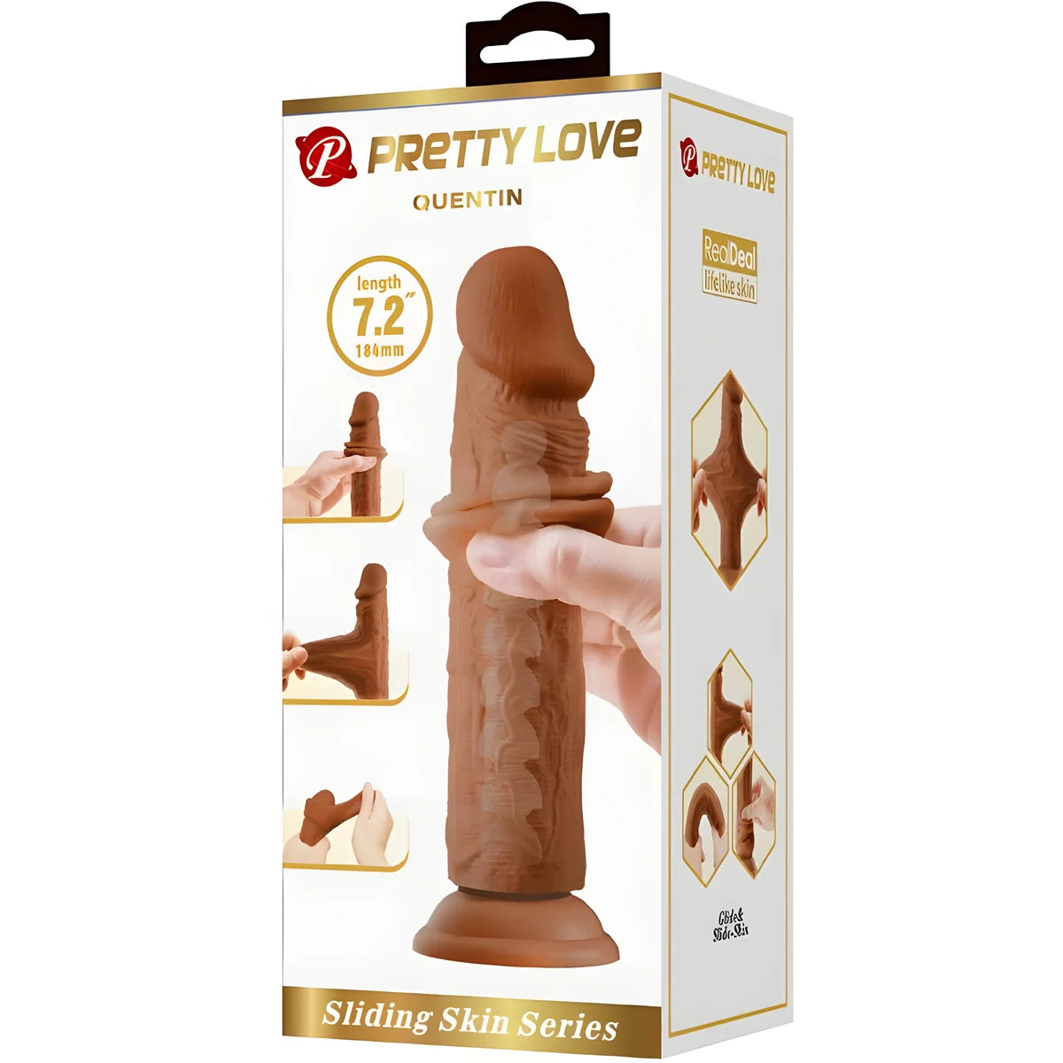 pretty love gode realiste quentin 18 cm marron