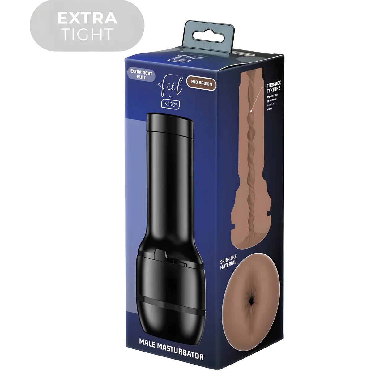 kiiroo feel stroker fesses extra serrees marron moyen