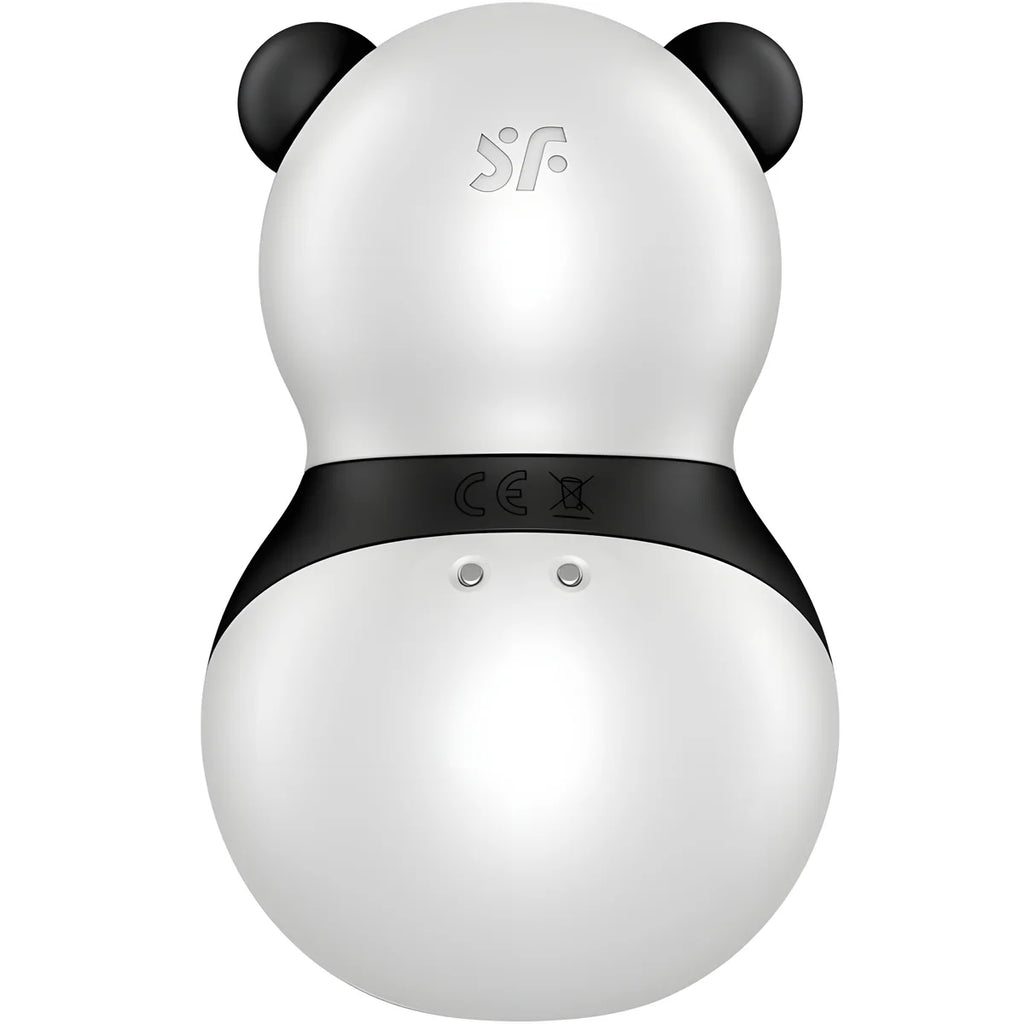 satisfyer pocket panda stimulateur vibrateur noir et blanc