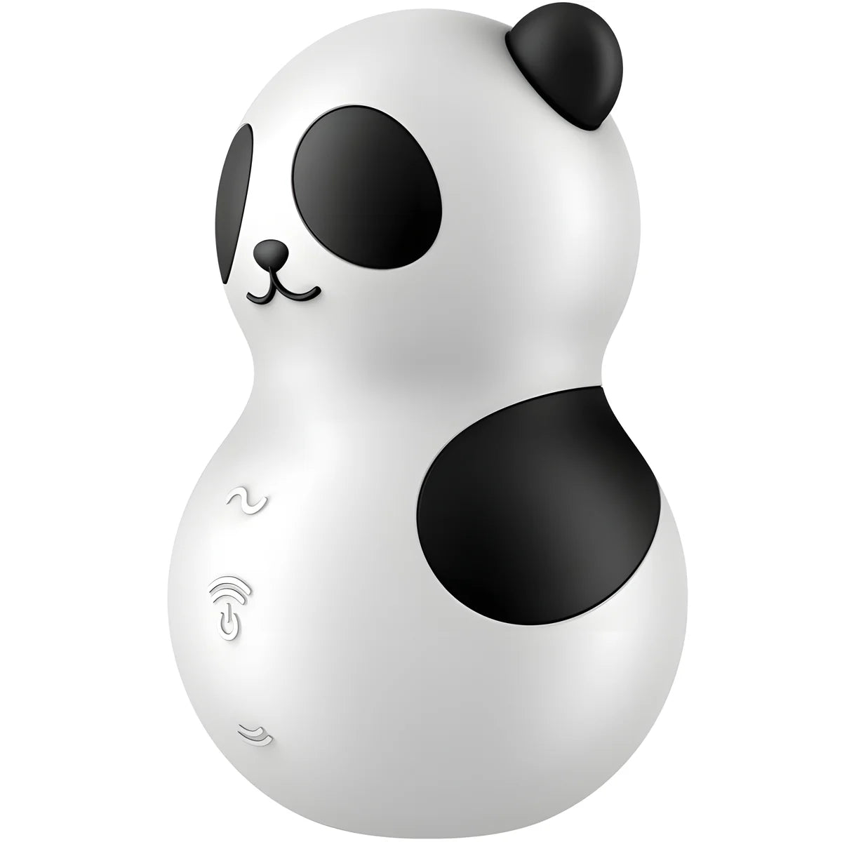 satisfyer pocket panda stimulateur vibrateur noir et blanc