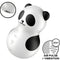 satisfyer pocket panda stimulateur vibrateur noir et blanc