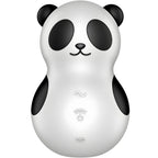 satisfyer pocket panda stimulateur vibrateur noir et blanc