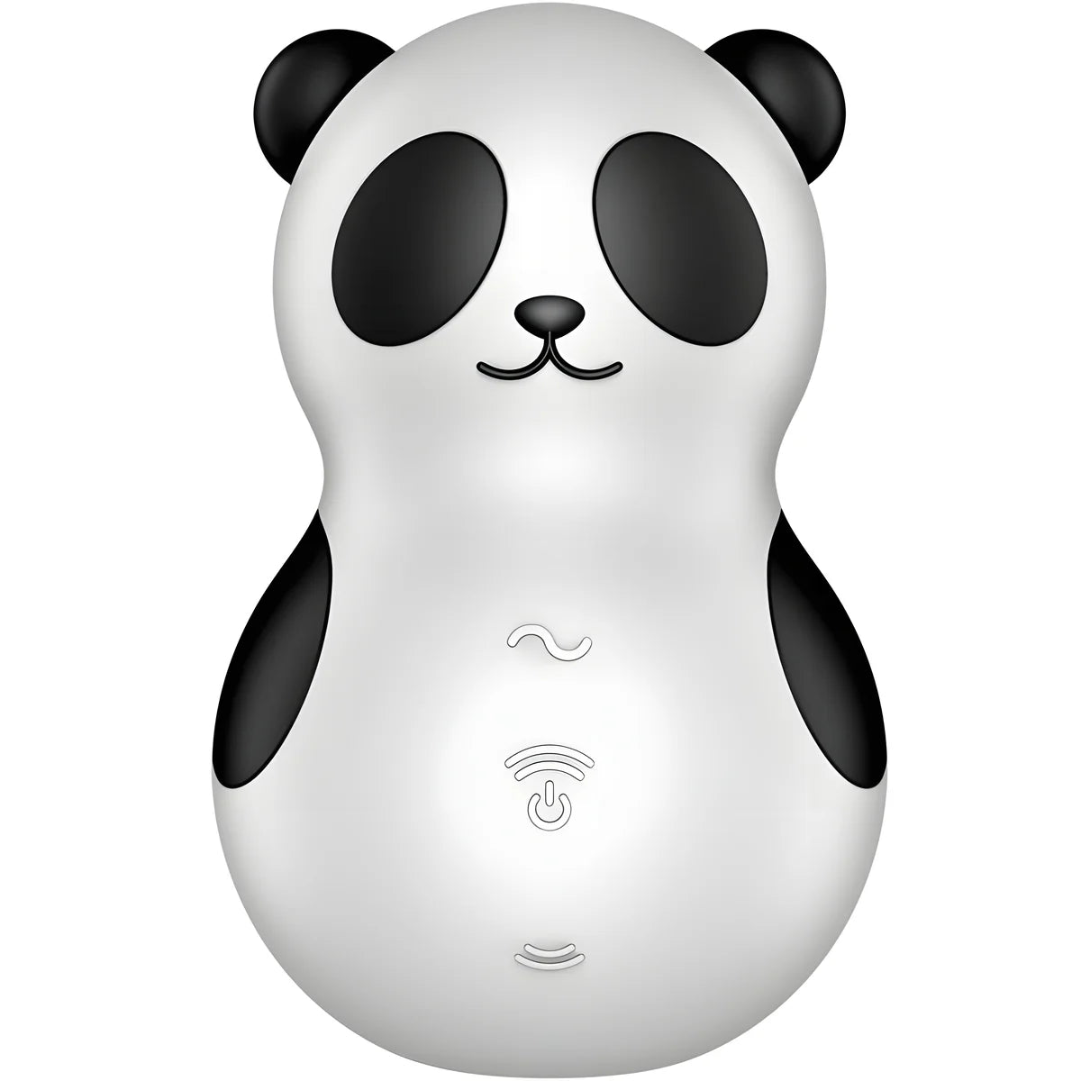 satisfyer pocket panda stimulateur vibrateur noir et blanc