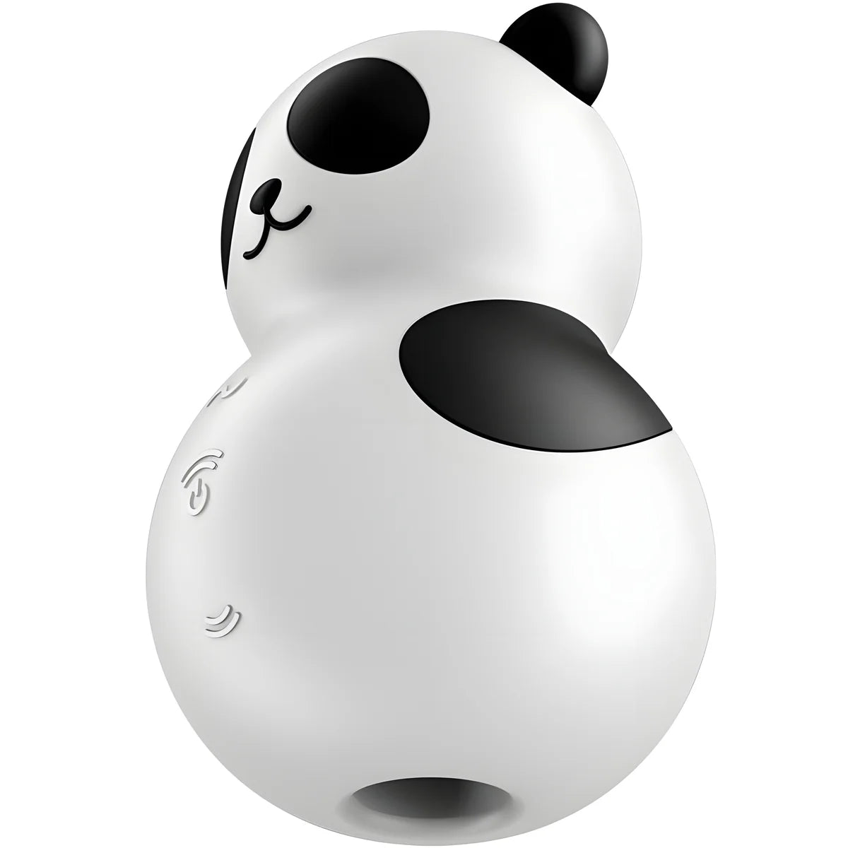 satisfyer pocket panda stimulateur vibrateur noir et blanc