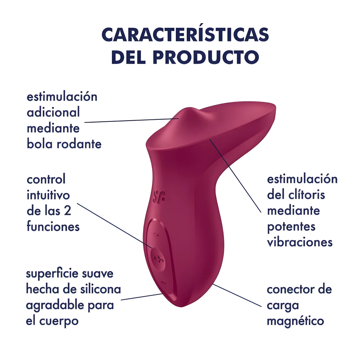 satisfyer vibrateur exciterrr a poser sur le clitoris fuchsia
