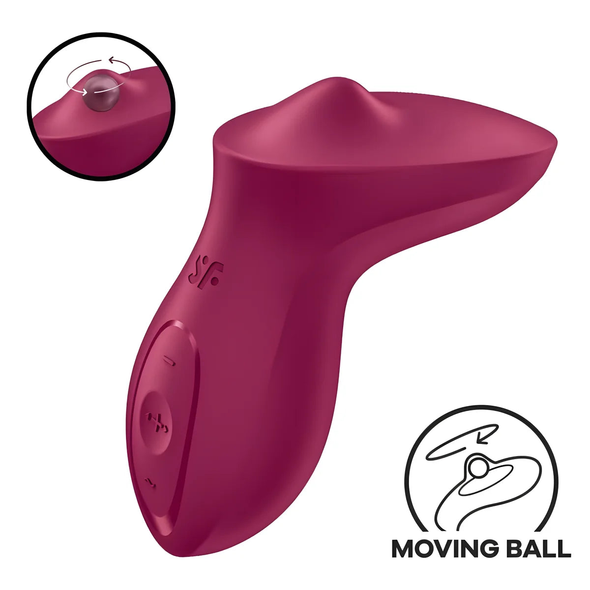 satisfyer vibrateur exciterrr a poser sur le clitoris fuchsia