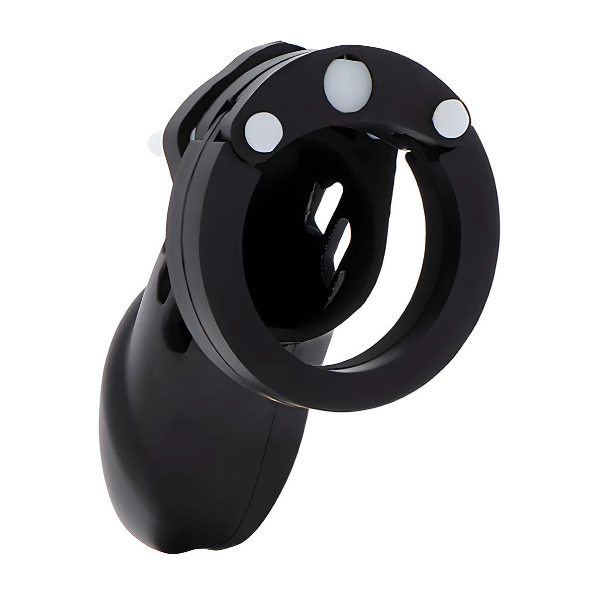 hidden desire extreme cage de chastete silicone taille l noir