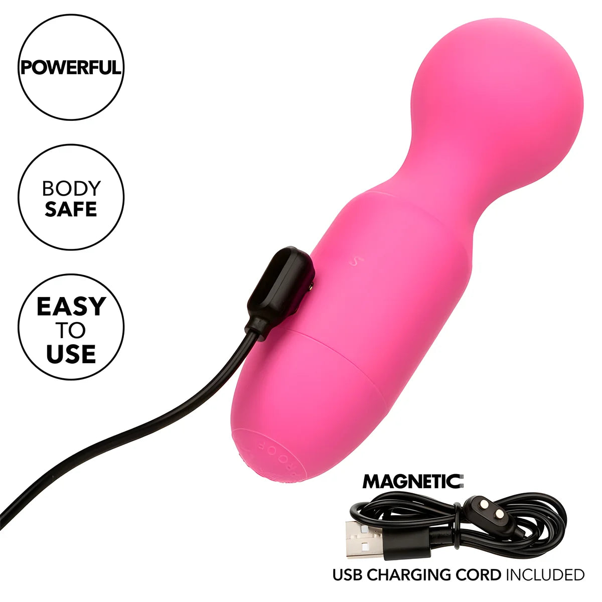 calexotics first time masseur rechargeable 10 vibrations rose