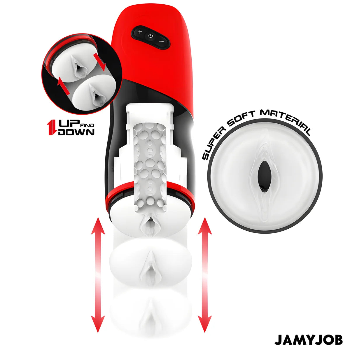 jamyjob masturbateur vagin automatique xpeed 5 modes de poussee et effet sonore