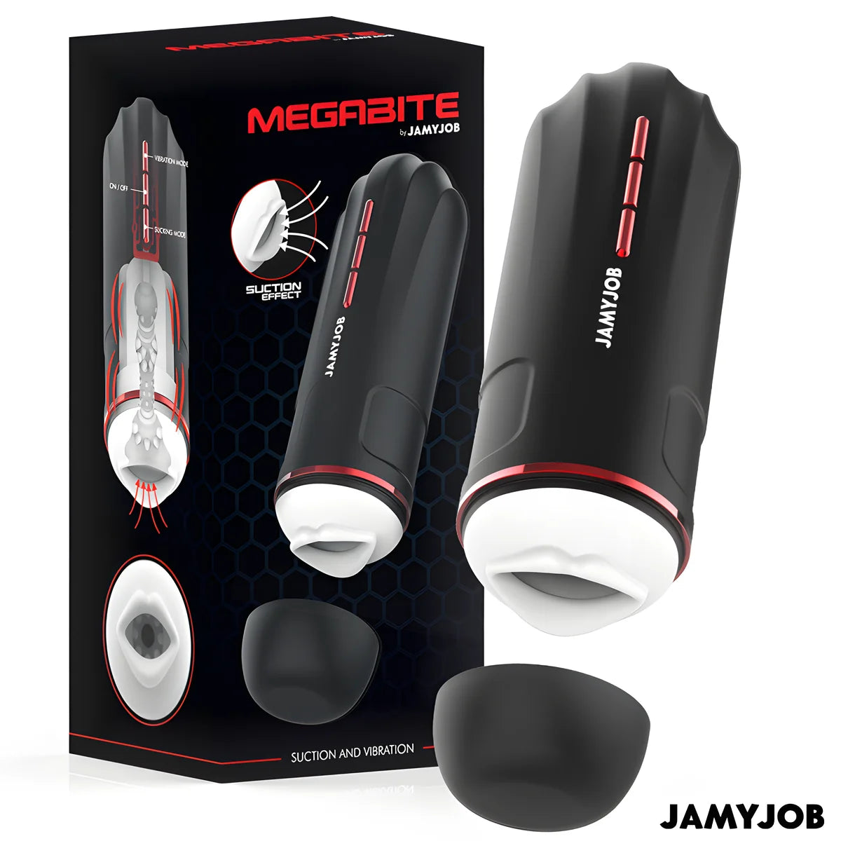 jamyjob masturbateur bouche automatique megabite 5 modes daspiration et de vibration