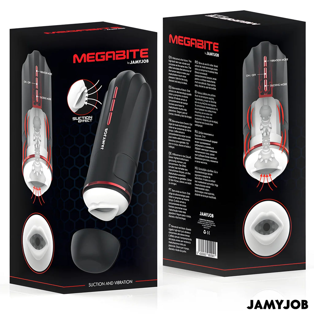 jamyjob masturbateur bouche automatique megabite 5 modes daspiration et de vibration