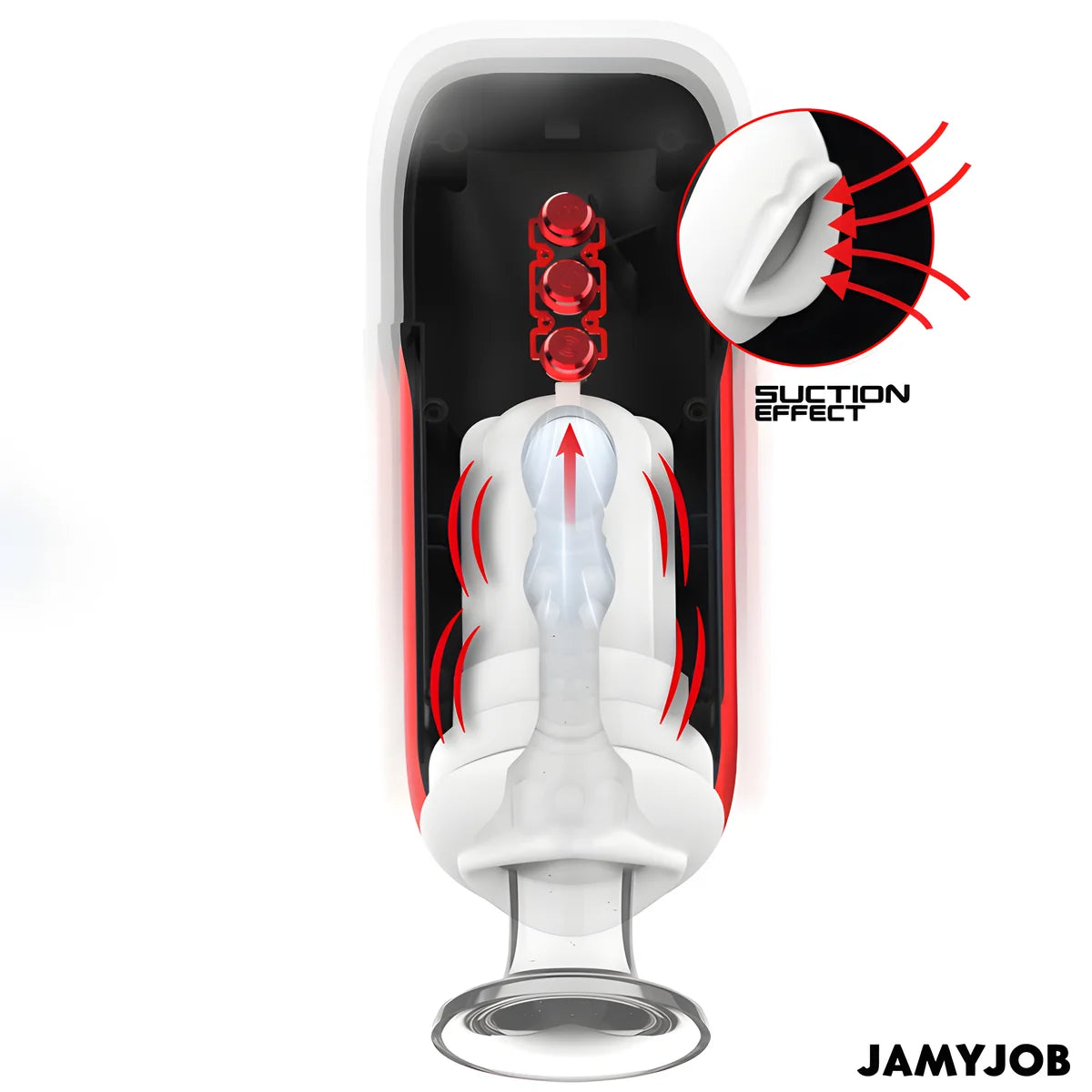 jamyjob masturbateur bouche automatique blaze 5 modes daspiration et de vibration