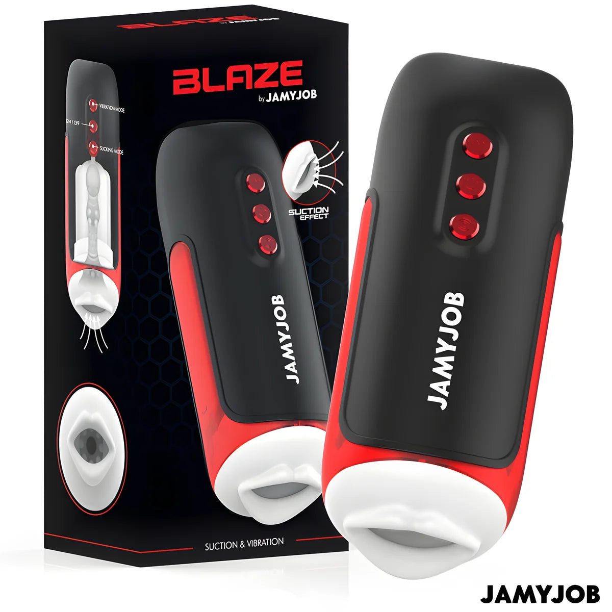 jamyjob masturbateur bouche automatique blaze 5 modes daspiration et de vibration