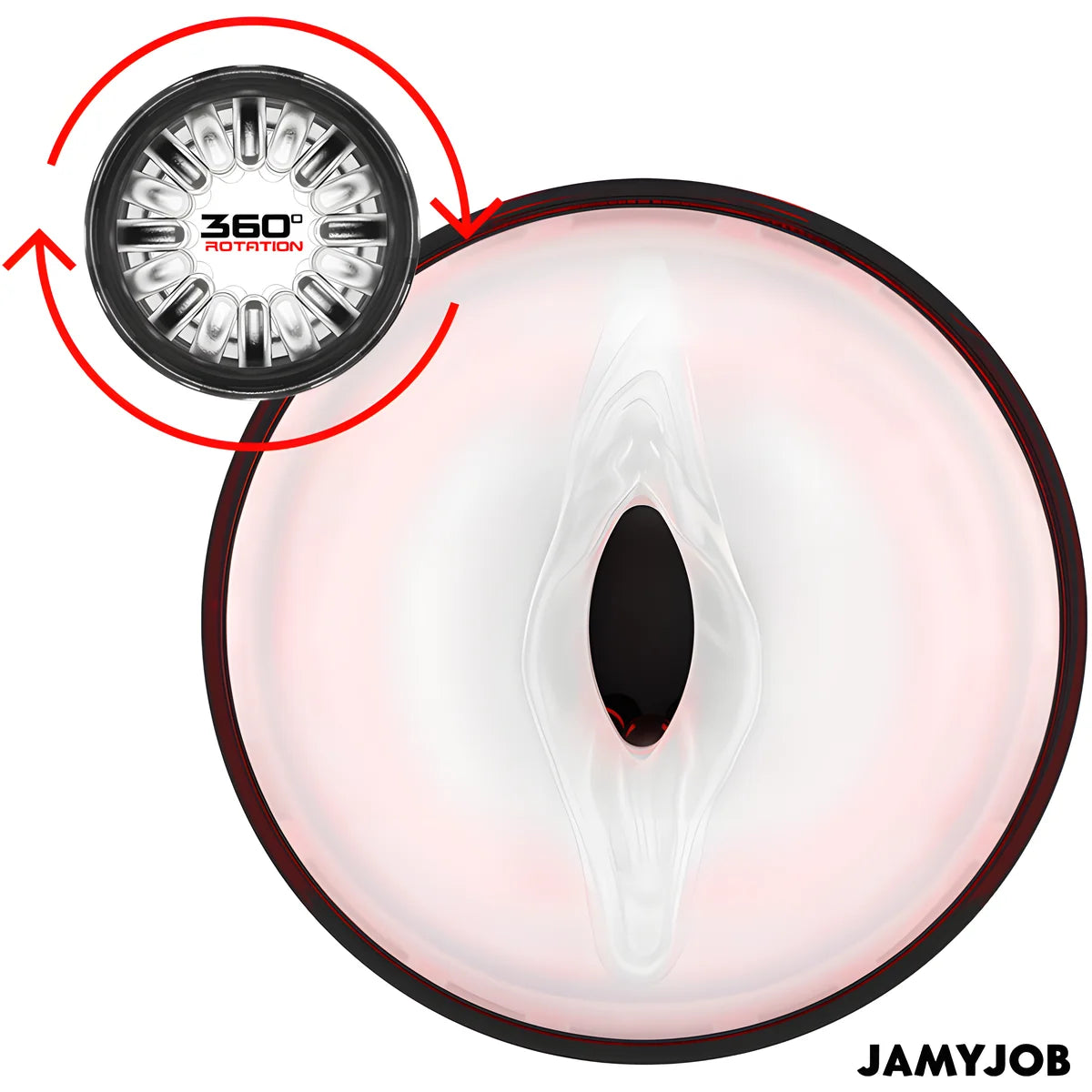 jamyjob masturbateur vagin automatique storm 10 modes de rotation et de poussee