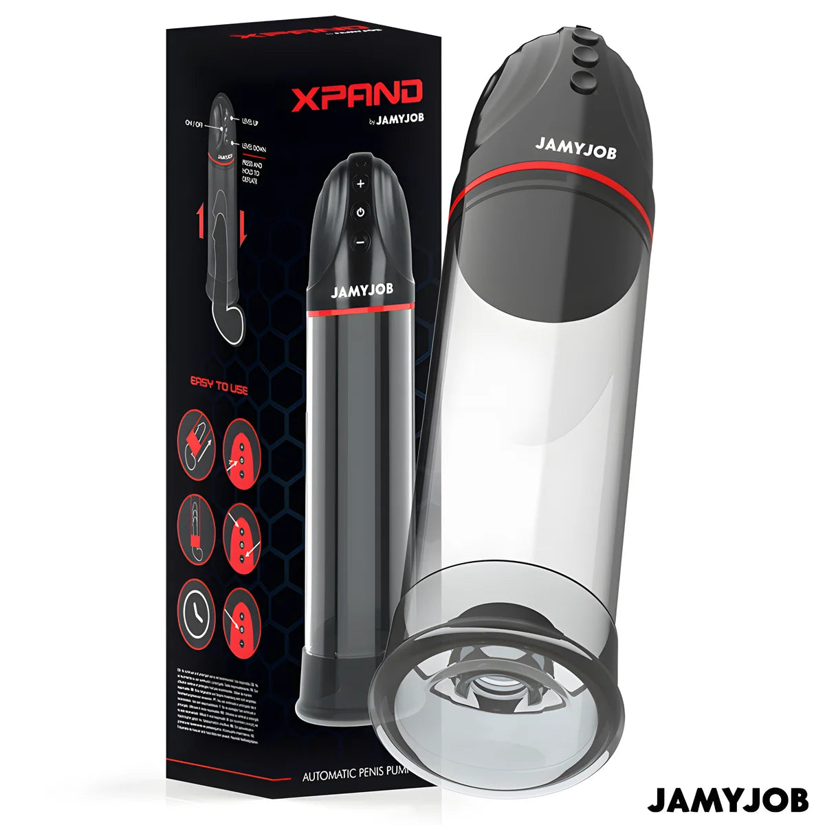 jamyjob pompe automatique xpand 3 niveaux daspiration gris