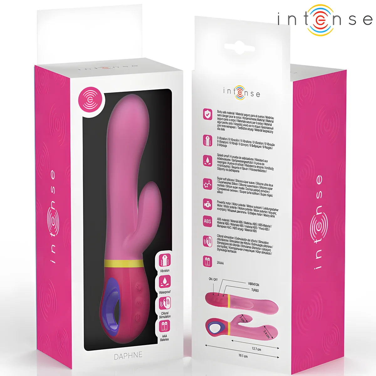 intense vibrateur lapin rose daphne