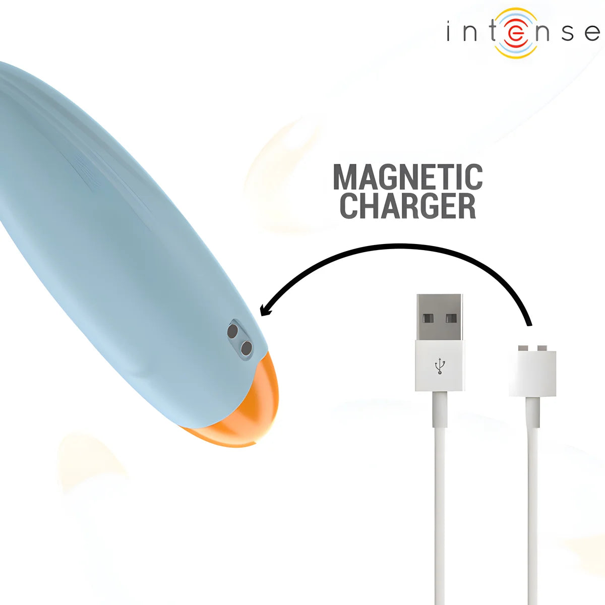 intense mike bullet vibrant 10 vibrations telecommande bleue