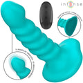 intense buffy vibrateur taille s design spirale 10 vibrations telecommande bleue