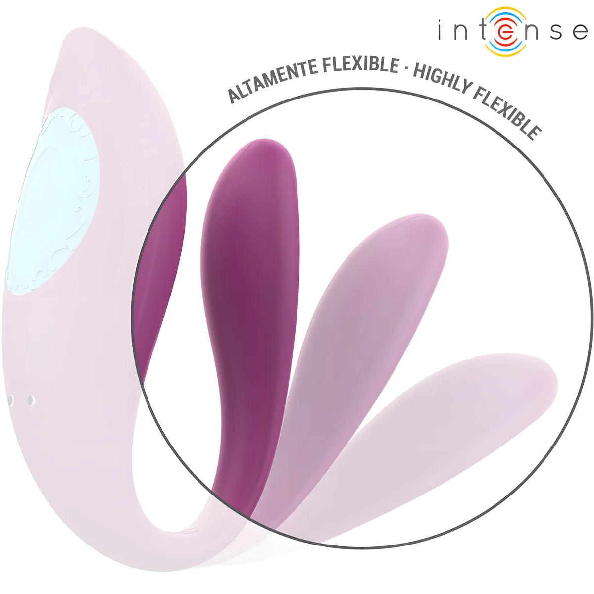 intense annie vibrateur et stimulateur en u violet telecommande