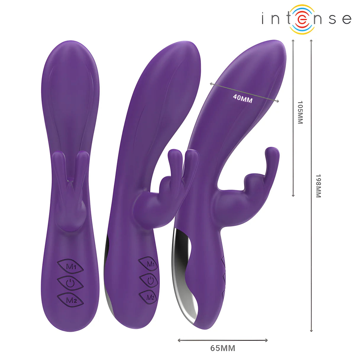 intense randall vibrateur rabbit 10 vibrations violet