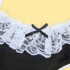 subblime 954307 costume de femme sexy noir blanc s m