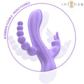 intense miko triple vibrateur lapin stimulateur anal 7 vibrations violet