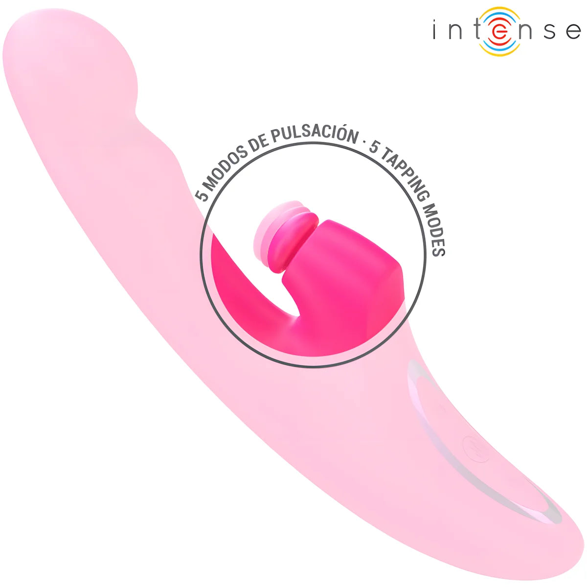 intense emi vibrateur 13 5 cm multifonction 3 en 1 10 vibrations rose