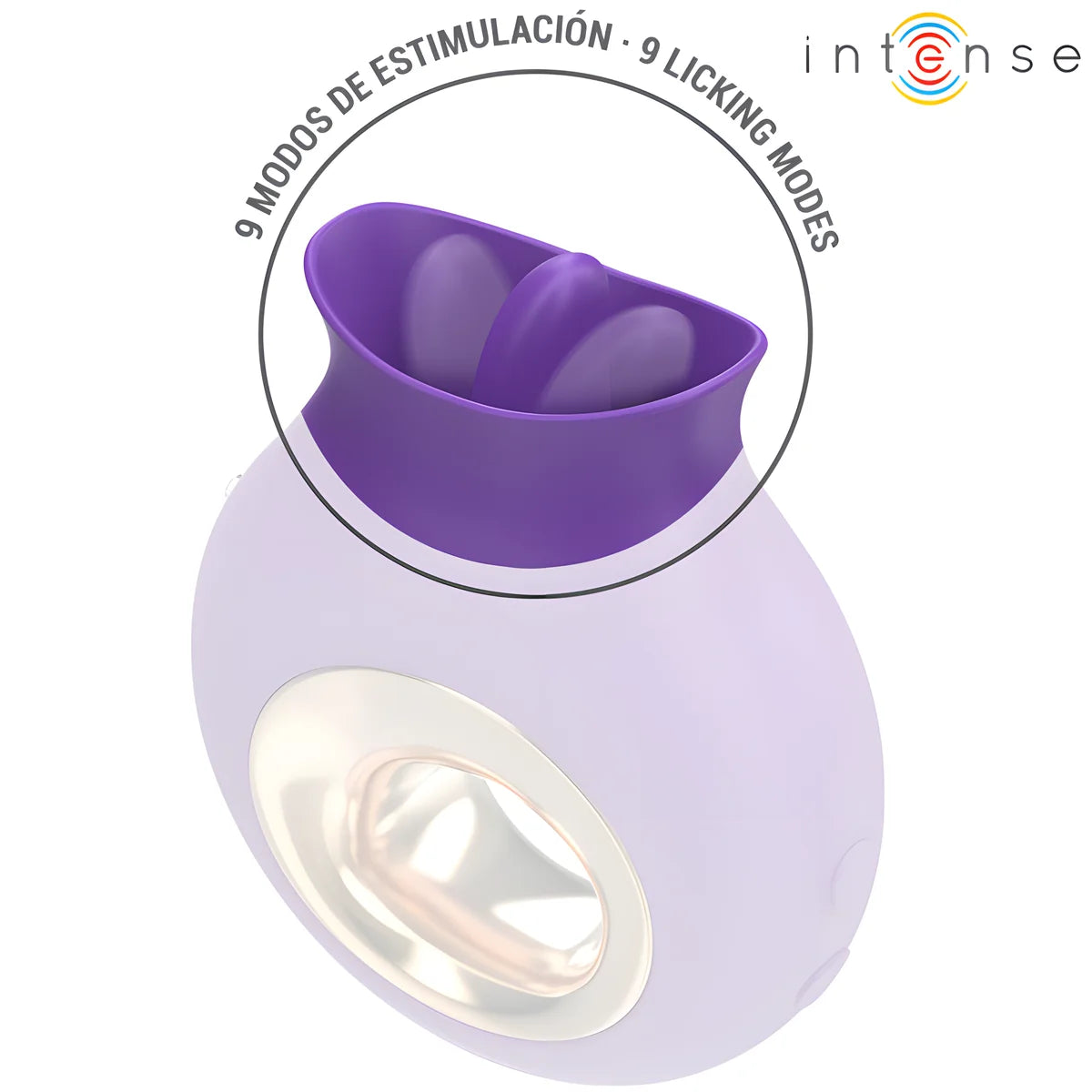 intense tuli stimulateur clitoris 9 vibrations 9 oscillations violet