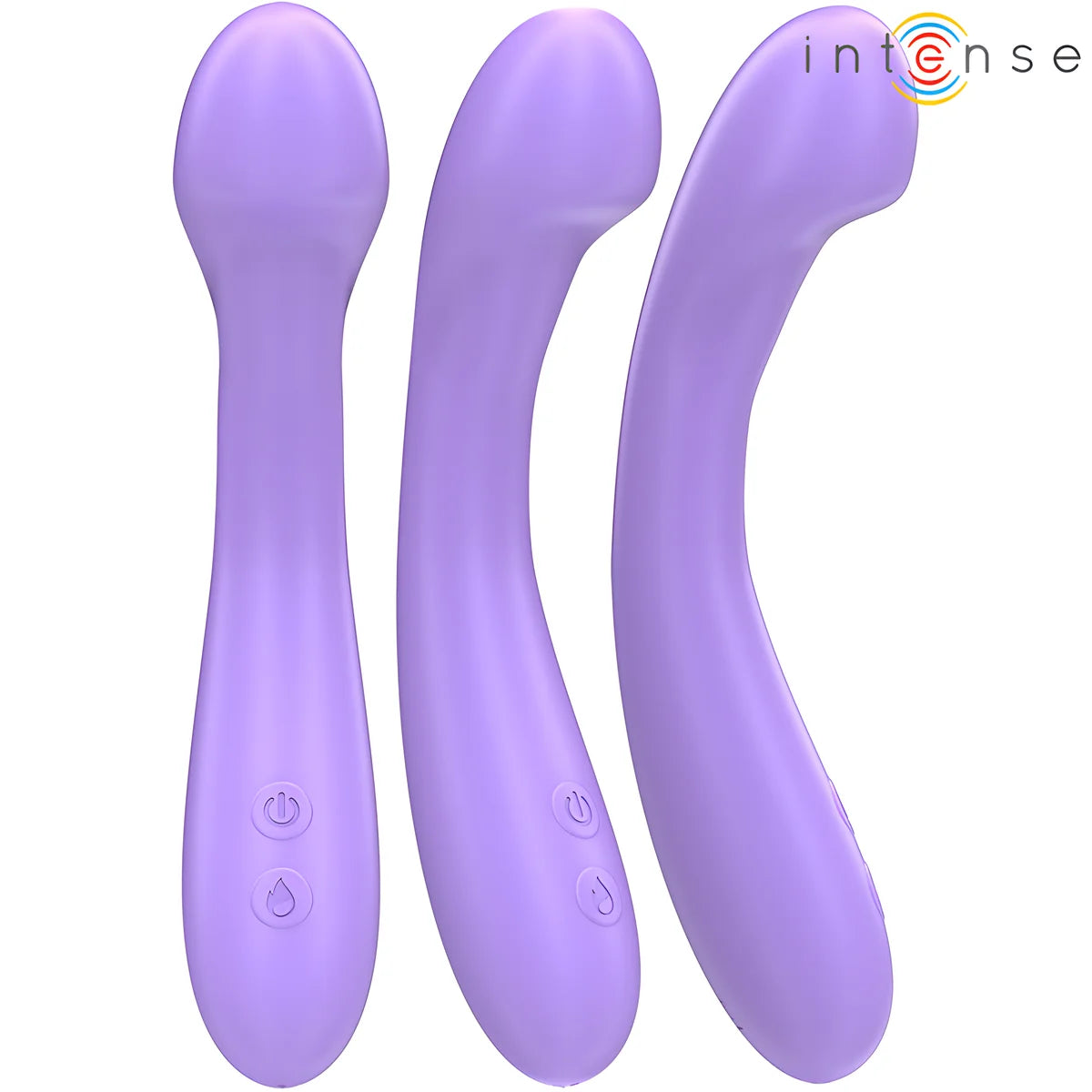 intense becky vibrateur 19 cm chauffant 7 vibrations violet