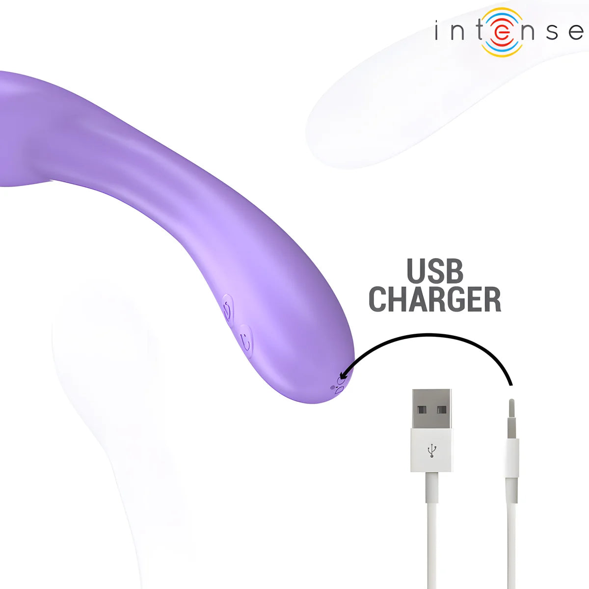 intense becky vibrateur 19 cm chauffant 7 vibrations violet