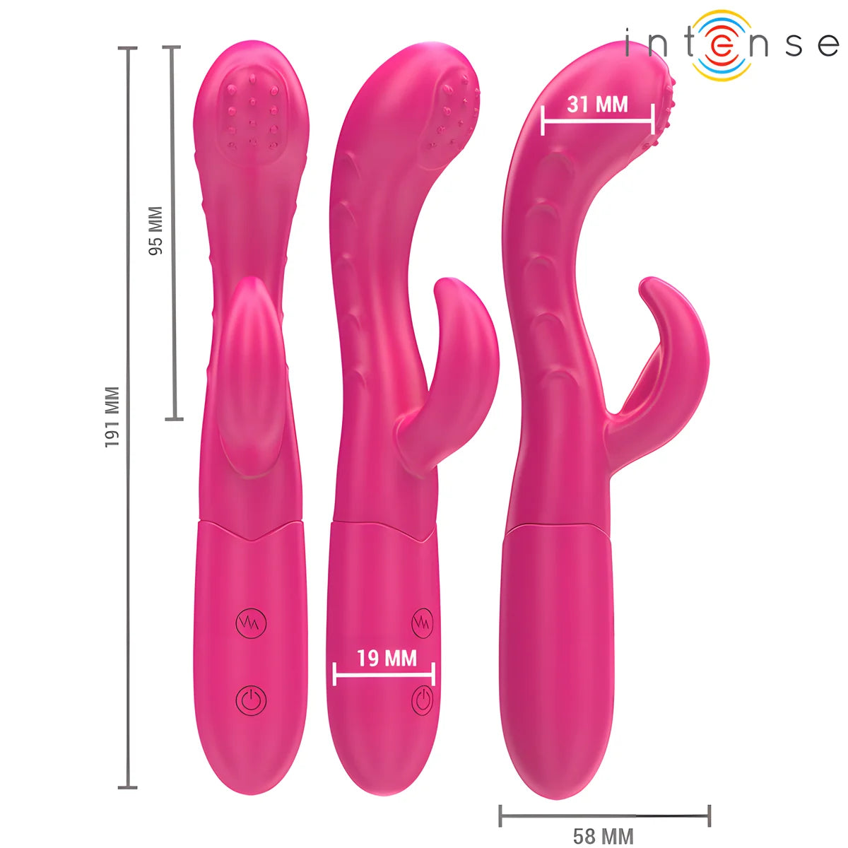 intense amara vibrateur avec langue stimulante 10 vibrations rose