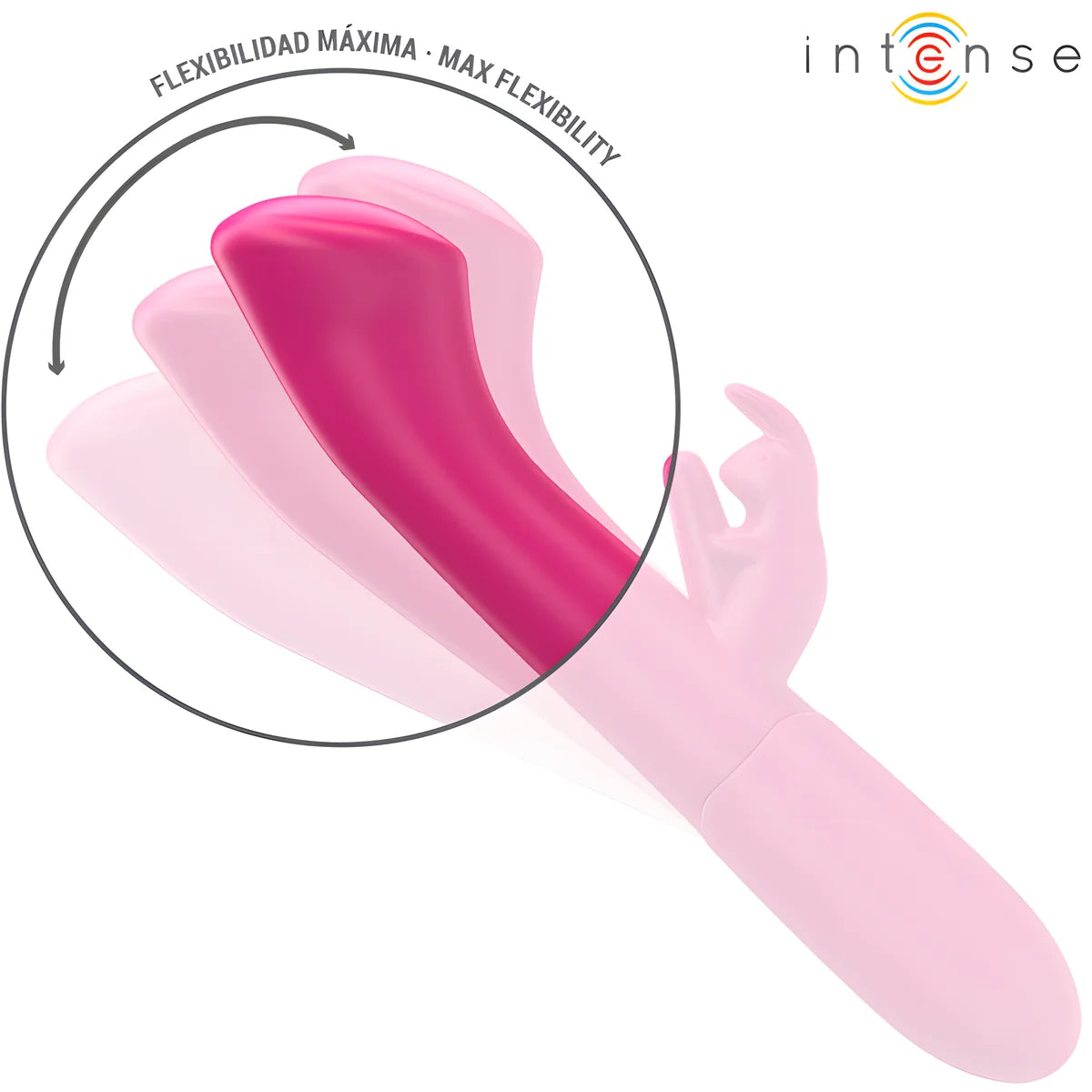 intense julieta vibrateur rabbit 18 6 cm 10 vibrations rose