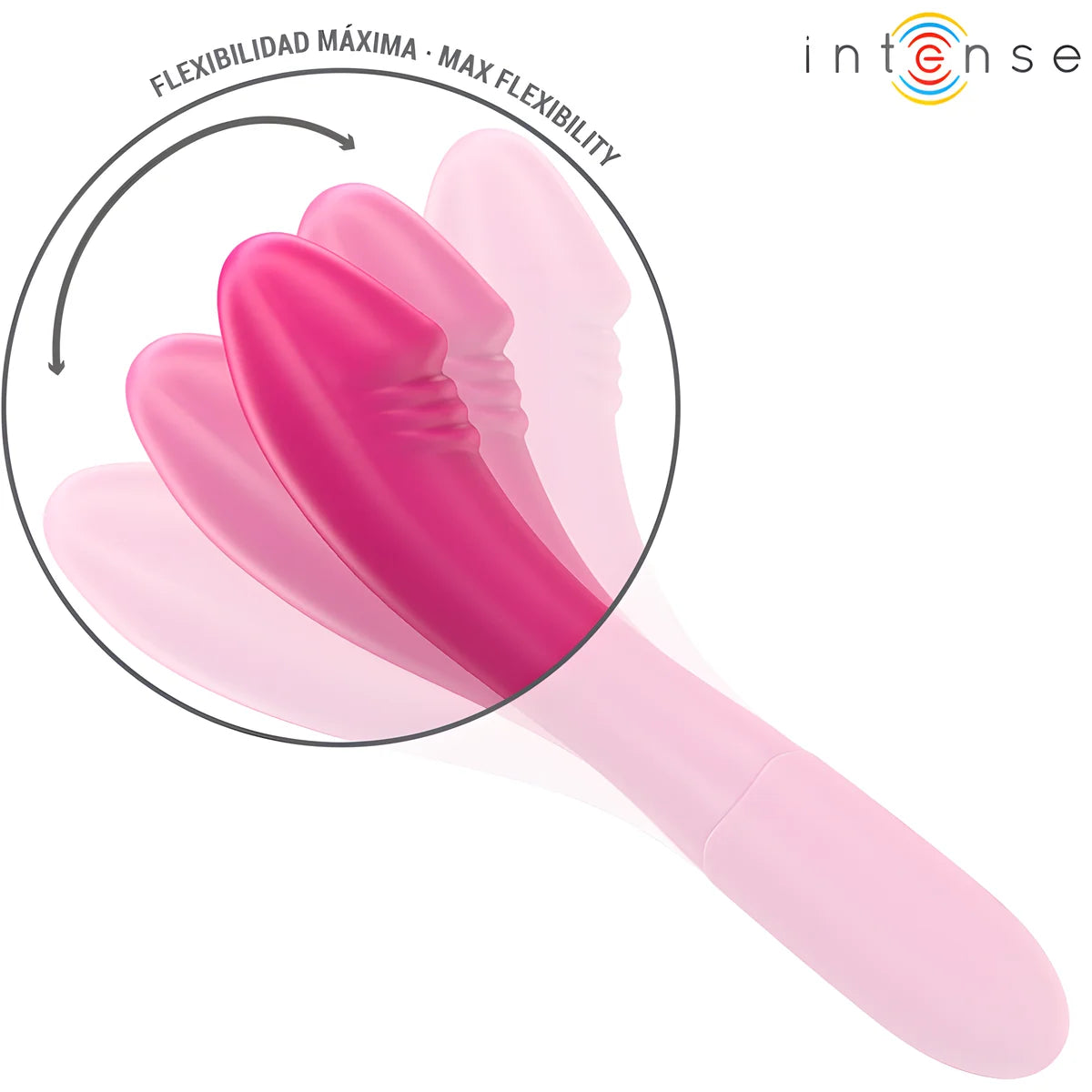 intense belinda vibrateur 19 cm flexible 10 vibrations rose