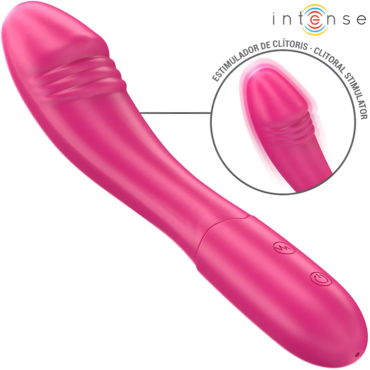 intense belinda vibrateur 19 cm flexible 10 vibrations rose