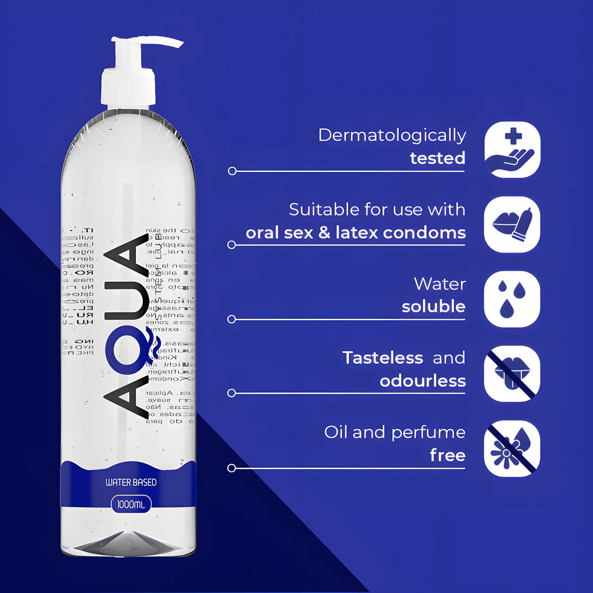 aqua quality lubrifiant a base deau 1000 ml
