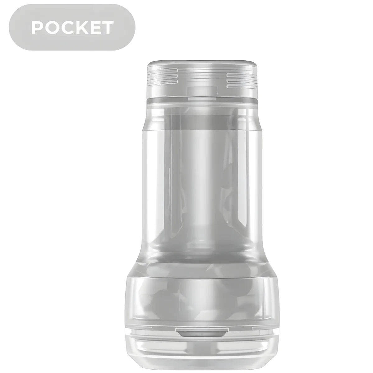 kiiroo feel pocket stroker cristal par kiiroo transparent