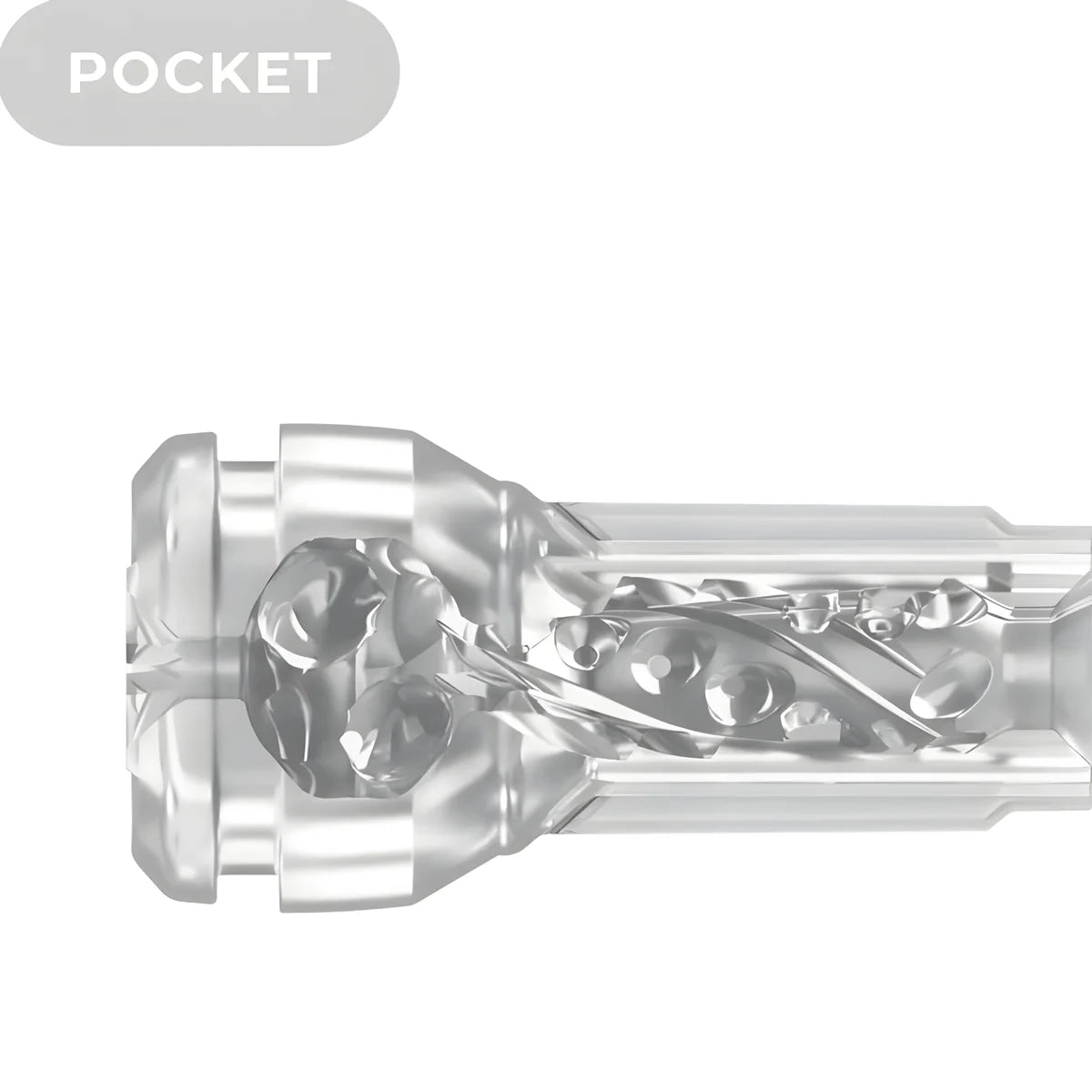 kiiroo feel pocket stroker cristal par kiiroo transparent