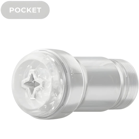 kiiroo feel pocket stroker cristal par kiiroo transparent