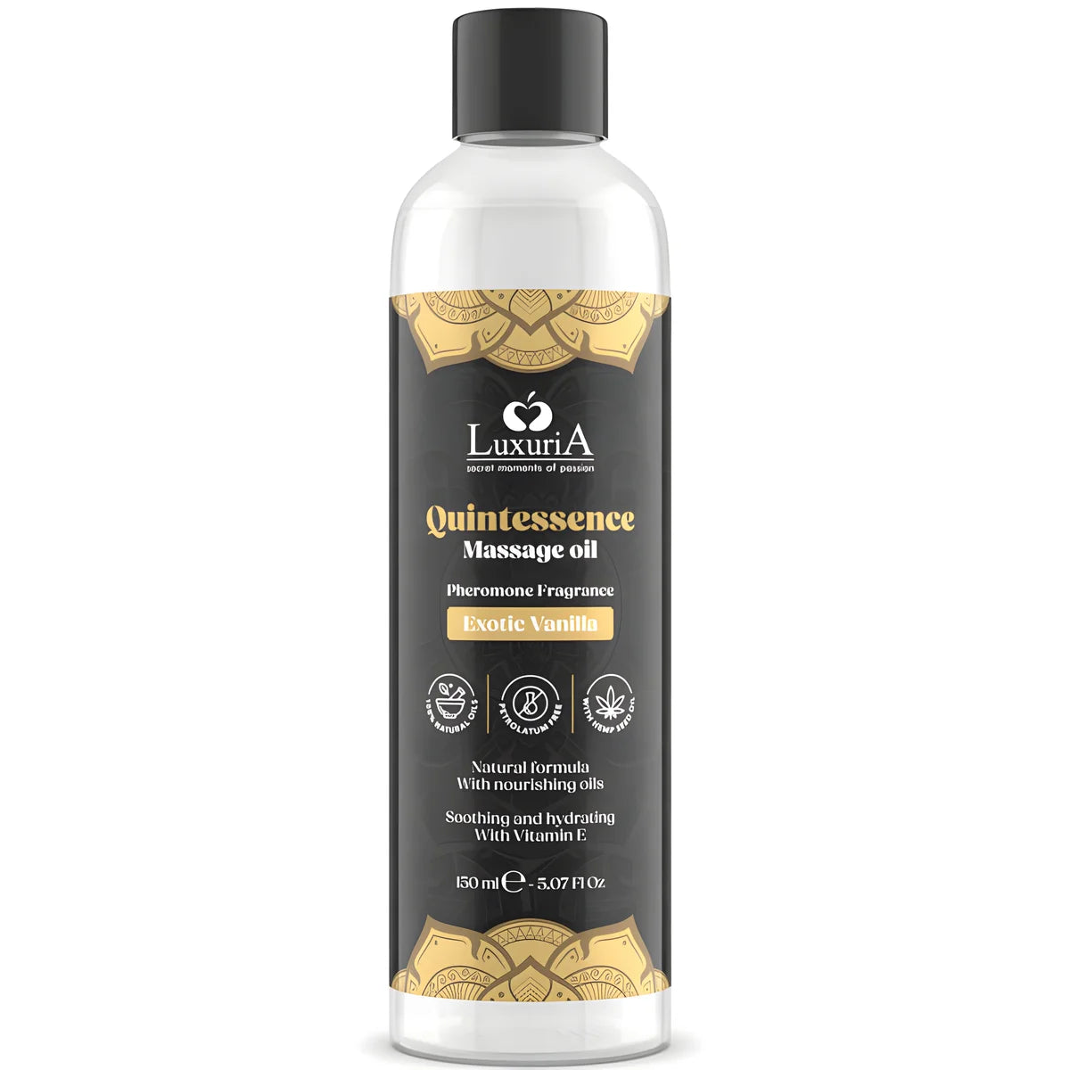 intimateline luxuria aceite de masajes vainille exotique 150 ml