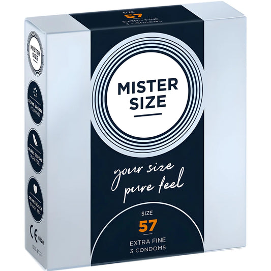mister size preservatif taille l 57 mm 3 unites