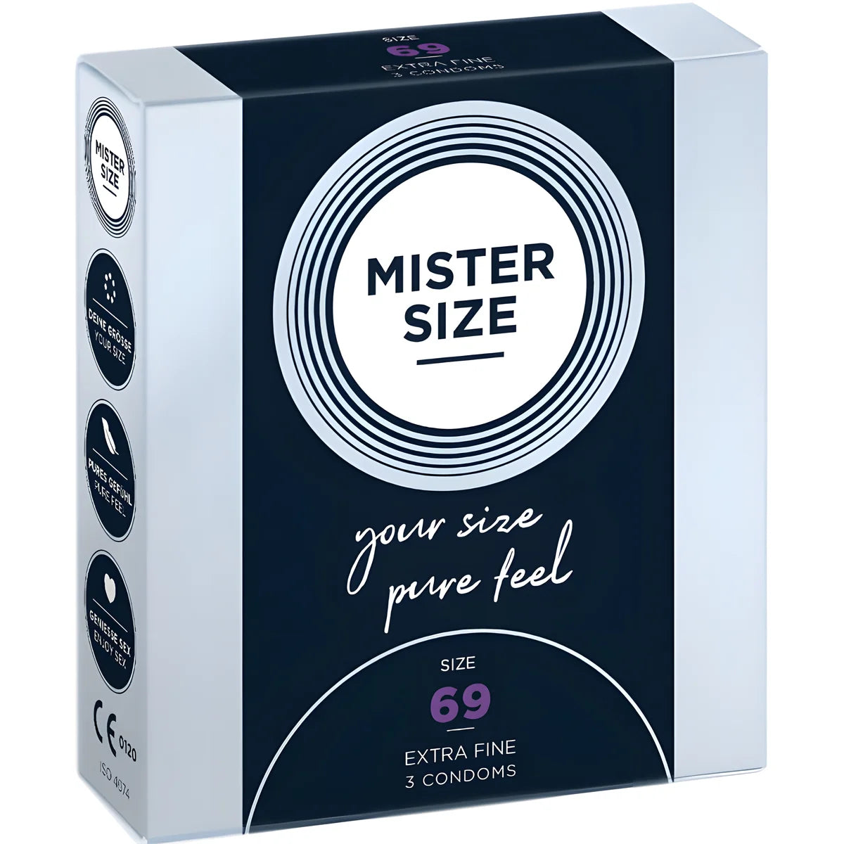 mister size preservatifs taille xxxl 69 mm 3 unites