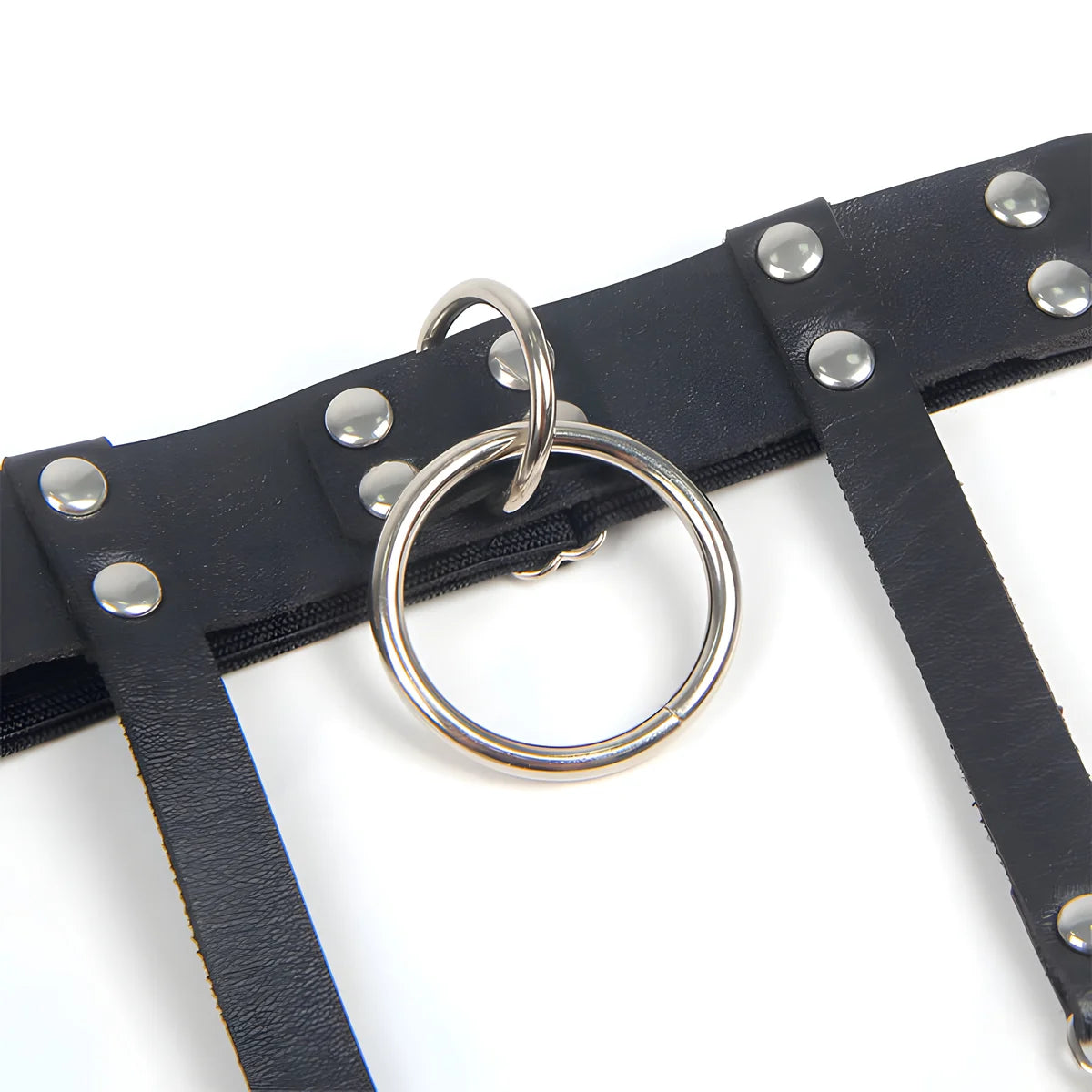 subblime 953744 jarretelle punk en cuir ajustable noir taille unique