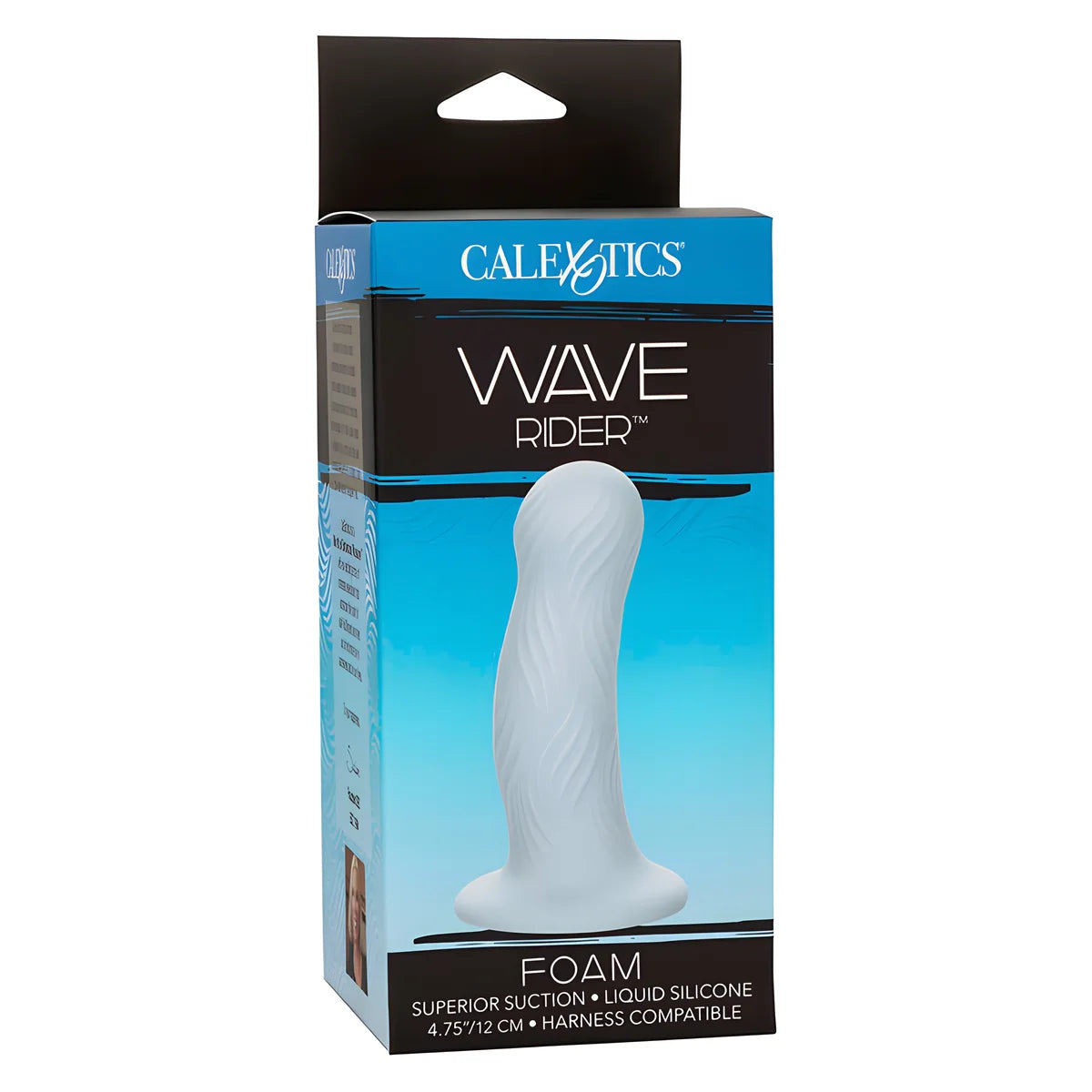 calexotics wave rider plug anal en mousse bleu