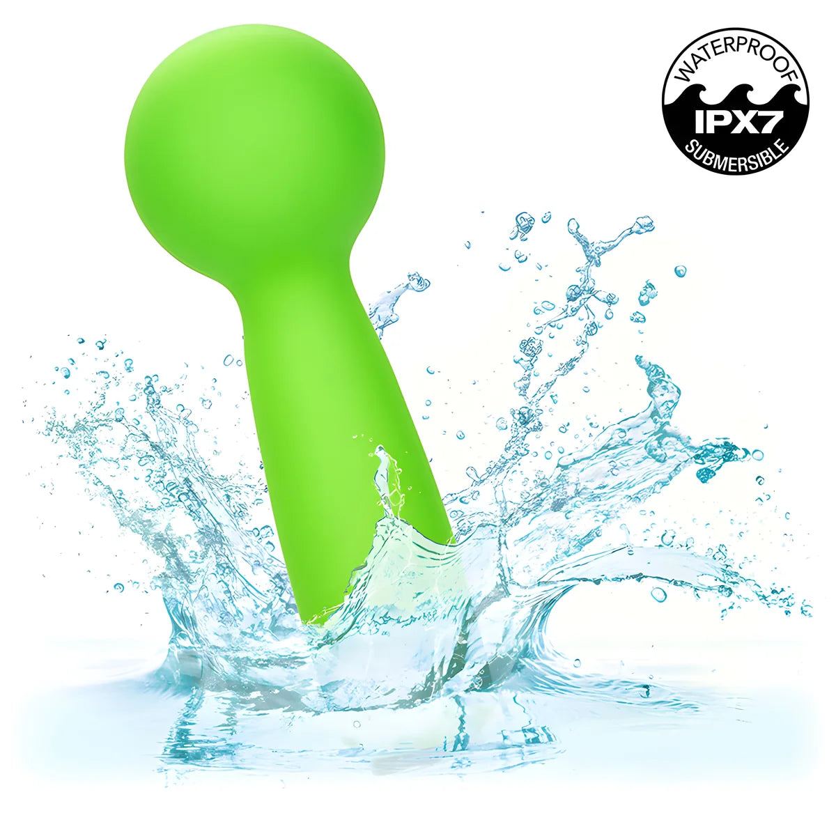 calexotics neon vibes le bubbly vibe mini masseur 10 vibrations vert